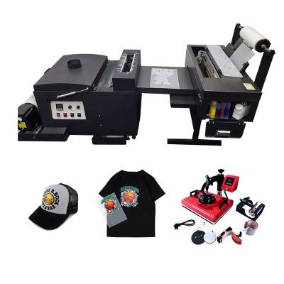 China Advertising Indoor Outdoor Factory Powder Shake Printing Machine Pet T-shirt Heat Transfer Film Digital Inkjet White Ink Heat Transfer Printer for sale