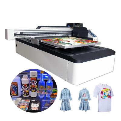 China Hotels 3d uv inkjet printing acrylic uv flatbed printer a3 printer 100*150 uv flatbed varnish for sale