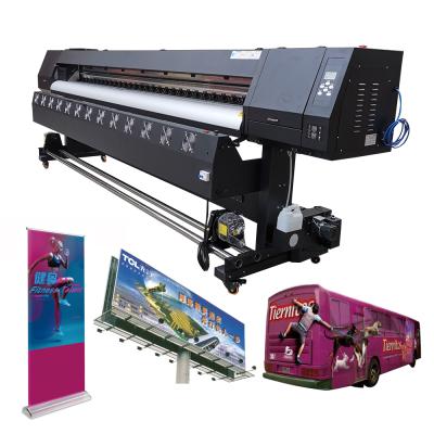 China Hotels 1.6m 1.8m 3.2m Digital Inkjet Printer China Plotter Large Format Poster Canvas Vinyl i3200 DX5 XP600 Eco Solvent Printer for sale