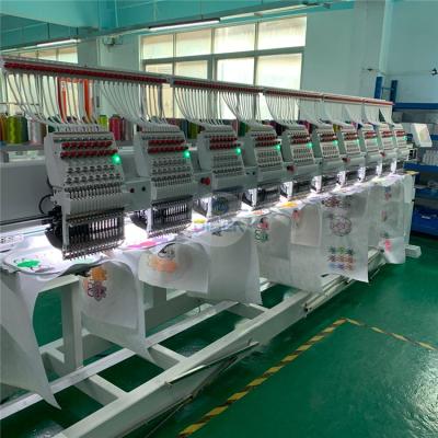 China Hat/T-shirt/Flat/3D/Towel/Leather/Jacket Embroidery 15 Needle 10 24 Korea Leading India swf Automated Embroidery Machine Price for sale