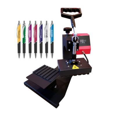 China 6IN1 Digital Sublimation Pen Logo Printing Empty Heat Transfer Press Machine For Pens for sale