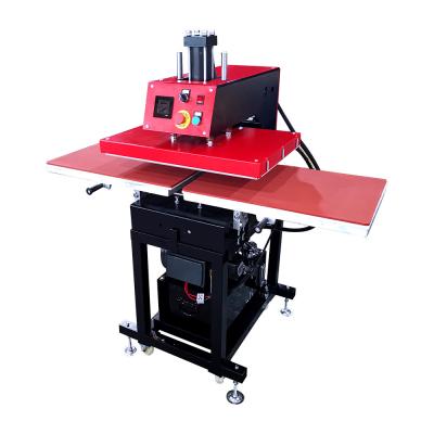 China Hotels Hydraulic Automatic Double Stations Sublimation Machine 60*80cm Heat Press Machine T-Shirt Printing Heat Transfer Machine for sale