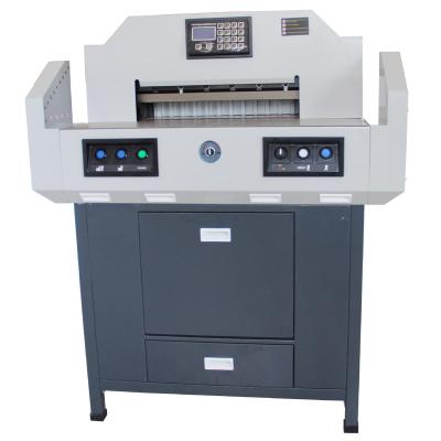 China Hotels 520H automatic program a3 a4 book paper slitter 52cm electric guillotine paper cutter 520mm for sale