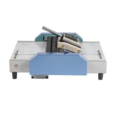 China 8200A New Model A4 A3 Staples 315*435mm Manual Booklet Maker 315X435mm Book Stitch Binding Machine for sale