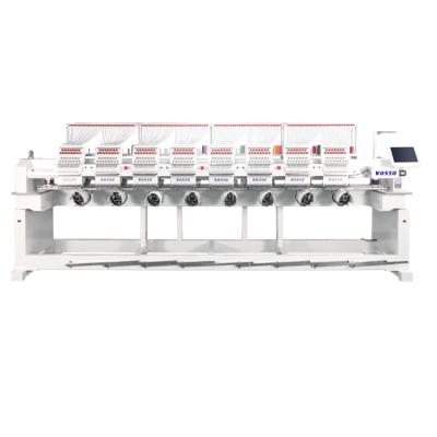 China T-shirt/Flat/3D/Towel/Leather/Jacket 8 Head Cap/Cap Embroidery High-speed Commercial Machine, Multifunctional T-shirt Garment Embroidery Machine for sale