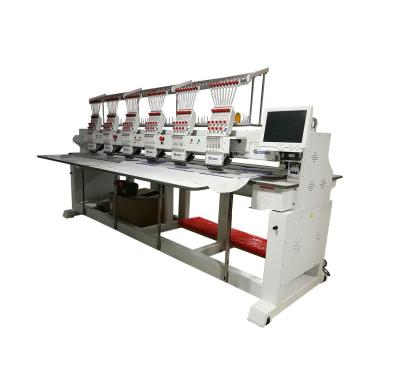 China Six head embroidery machine Cap/T-shirt/Flat/3D/Towel/Leather/Jacket t-shirtembroidery machine High-speed embroidery machine Computer embroidery machine for sale