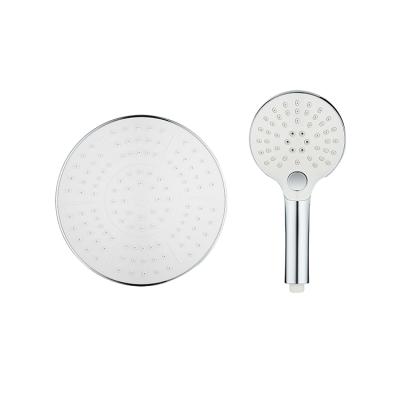 China Without Overhead Slide Bar Hotel Supplies Bathroom Luxury Bath Faucet Rainfall Shower Head Set for sale