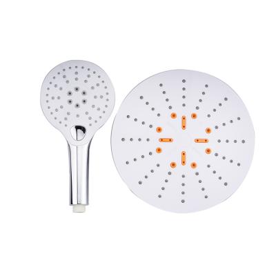 China Amazon Hot Sale Hotel Bath Shower Head Home Ceilingless Sliding Bar Rainfall Waterfall Bath Mounted Shower Head for sale