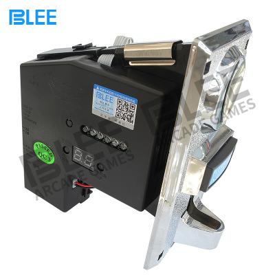 China Alloy Supplier Good White Mechanical Coin Acceptor With Timer For Arcade Machine for sale