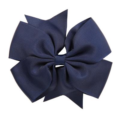 China For Girls' Beauty Unistyle Fashion School Supplies Accessories 4 Inch Ribbon Sun White Hair Bows Babies For Sale for sale