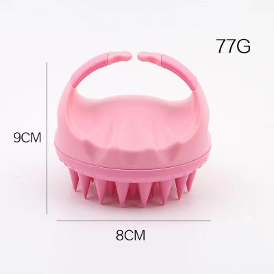 China High Quality Waterproof Silicone Bath Sweep Soft Shampoo Hair Brush Silicone Hair Scalp Massager Shampoo Brush For Head for sale