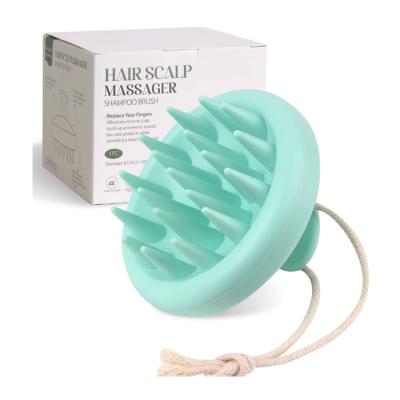 China Waterproof Massager Shampoo Scalp Silicone Hair Wash Comb Shower Brush Bath Spa Slimming Massager Brush for sale