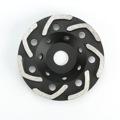 China Diamond Grinding Cup Wheel 125 Mm For Concrete Masonry Marble Granite 125*L*5*7*22.23 for sale