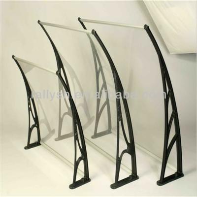 China Fashionable Window Rain , Sun Used Awnings With Clear PVC Sheet for sale