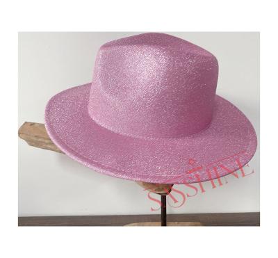 China High Quality Casual Cute Girls Cowboy Baby Bling Hat Toddler Pink Sparkle Hat Children Shape Jazz Hats for sale