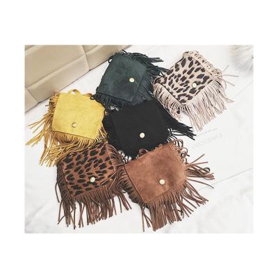 China Other hot sale leopard style toddler bag western coin purse girls cross purse - body purse for little kids for sale