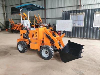 China Compact Mini Loader Machine 4 Wheel Drive Mini Tractor / Mini Skid Loader Front End for sale