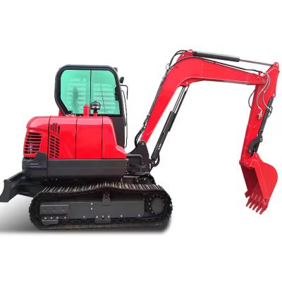 China Construction Machinery Excavator Digger Mini Digger Excavator 6.5 Ton Crawler Hydraulic Excavator For Sale for sale