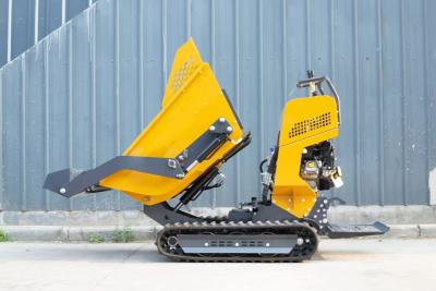 China Compact Loader Machine 500Kg Hydraulic Small Crawler Truck Dumper Mini Dumper Truck for sale