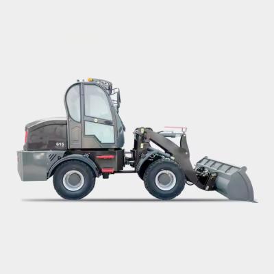 China Electric Small Front End Loader Machine Mini All Terrain Front Wheel Loader for sale