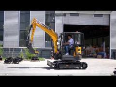 Kubota Diesel Engine Free Shipping 3.5 Ton Mini Excavator Machine