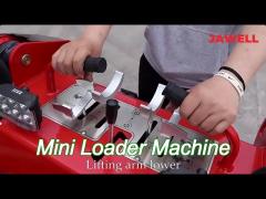 23HP Mini Skidsteer Loader , Mini Tractor Backhoe Loader JWHTS380 430 And 530