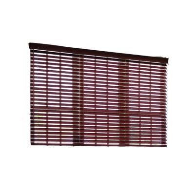 China Eclectic Window Bass Wood Blind Wireless Motorized Automatic Sun Protection Curtain Design Office for sale