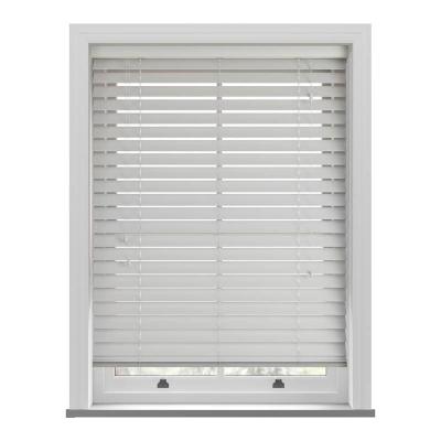 China Waterproof Custom Size Remote Control Fauxwood Wood Blinds Custom Size Blinds Custom Size Electric Venetian Blinds for sale