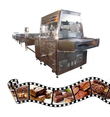 China chocolate and coconut bar making machine very small chocolate bar making machine chocolate and coconut bar making machine chocolate bar food pillow packaging machine for sale