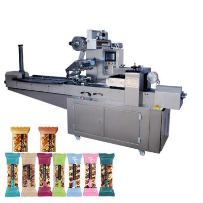 China Best Food Selling Automatic Pillow Food Packing Machine For Cereal Bar Food Packing Sealing Machine Vendor for sale