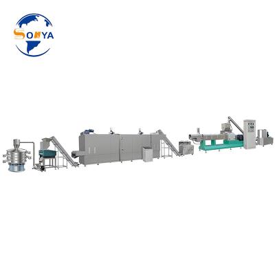 China Hot selling bread crumb extrusion snack food extruder bread crumb pulverizer machine processing line for sale