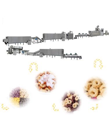 China High Efficient Oat Flake Extruder Jinan Oatmeal Making Machine Puffed Corn Snacks Making Machinery Vendor for sale