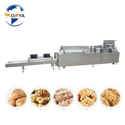 China New Design Cereal Bar Machine Granola Bar Cold Press Breakfas Automatic Energy Ball Making Machine Protein Bar Maker Chocolate Bar Extruder Packaging Machine for sale