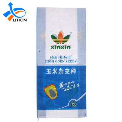 China Plastic Seed Corn Seed PP Woven Bopp Disposable Agricultural Packing Packaging Bag for sale