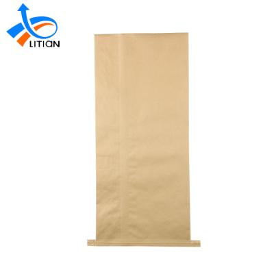 China Moisture Proof Cheap Plastic Composite Price Pack Brown PP Vellum Paper Bopp Bag for sale