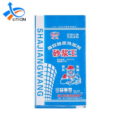 China PP Woven Cement Packaging Bopp Disposable Firm Custom Selling Empty PP Woven Cement Bag for sale