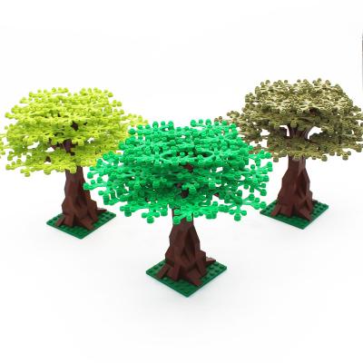 China DIY TOY Moc DIY Garden Plants Tree 10 Colors Small Yard DIY Light Up Bricks Compatible Assembles Particle Building Blocks for sale