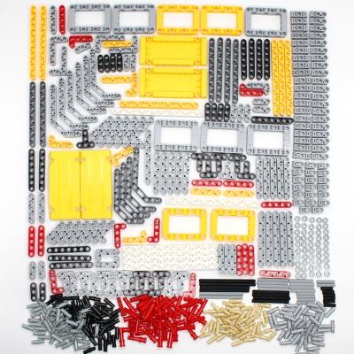 China 548PCS Building Toy Blocks Liftarm Spike Beam Parts Axle Connector Panel MOC Cross Accessory Toys Bulk Compatible With Mechanical Car for sale