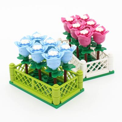 China DIY TOY Brick Street View Garden Plant Flower Tulips Scene 15469 30367 DIY Building Blocks Compatible with MOC Building Blocks Toys for sale