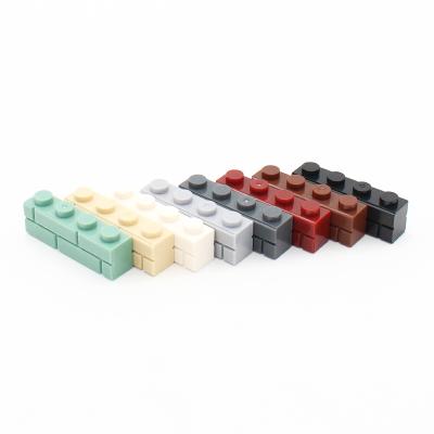 China DIY TOY 100g/bag DIY Building Block Thick Wall Figures Brick Modified 1x4 With Creative DIY Masonry Profile Toys 15533 Compatible for sale