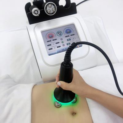 China Weight Loss RF Roll 360 Degree Radio Frequency Skin Tightening Machine Body Shaping Slimming Cavitation LED Therapy Red Blue Green Light for sale