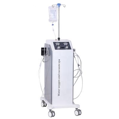 China Skin Tightening Hydraulic Oxygen H2O2 Facial Jet Peel Skin Care Facial Oxygen Small Bubble Dermabrasion Cleaning Machine for sale