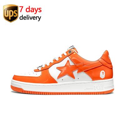 China EVA New Designer Unisex Sport Shoes Bape Star Printing Fashion Style Trend Comfortable Casual Sport Shoes for sale