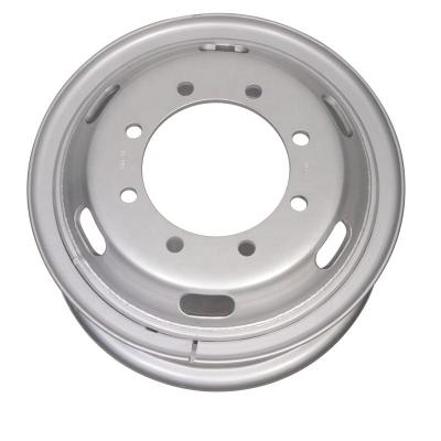 China Heavy Duty Truck 2022 Newly Designed 8 Holes Truck Aluminum Alloy Wheel Rim Forged Car Steel Wheels 19.5 rims for light truck for sale