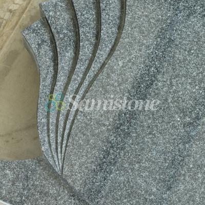 China Modern Samistone Headstones and Monuments Carvings and Carvings Granite Headstone Headstone Design and Price for sale