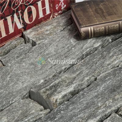 China Indoor and Outdoor Cladding Gray Granite Wall Stone Decoration Samistone Granite Exterior Wall Design for sale