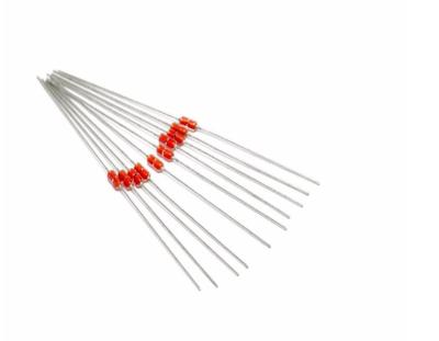 China 100k Ohm Ntc Thermistor , Glass Encapsulated Thermistor Anti Corrosive for sale