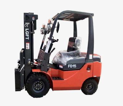 China Building Material Shops Brand New Japanese LGFT ISUZU/Yanmar/Mitsubishi Engine Side Shift 1.5 Ton 1.8 Ton Diesel Forklift Loader for sale