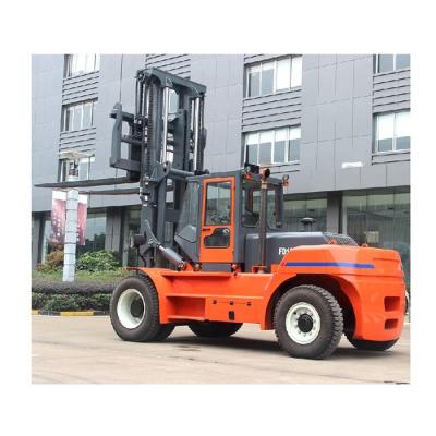 China Construction Material 18 Ton Diesel Forklift Cpcd 180 Heavy Duty Forklift Forklift Mast Side Shift Fork Positioner 5meters for sale