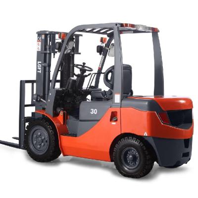 China Building material stores China 2 mast class 3 ton 3.5 ton automatic diesel forklift for sale